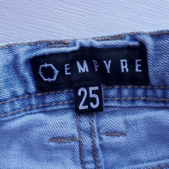 Empyre Verge Distressed Light Wash Jeans  25 - Picture 2 of 7